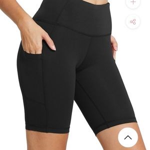 Baleaf black bike shorts